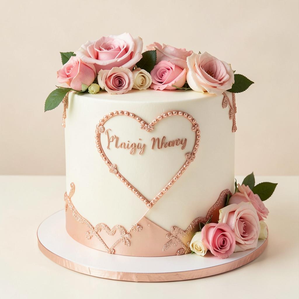 Engagement Cake — cake design